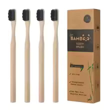 Eco-Friendly Bamboo Toothbrush Set of 10
