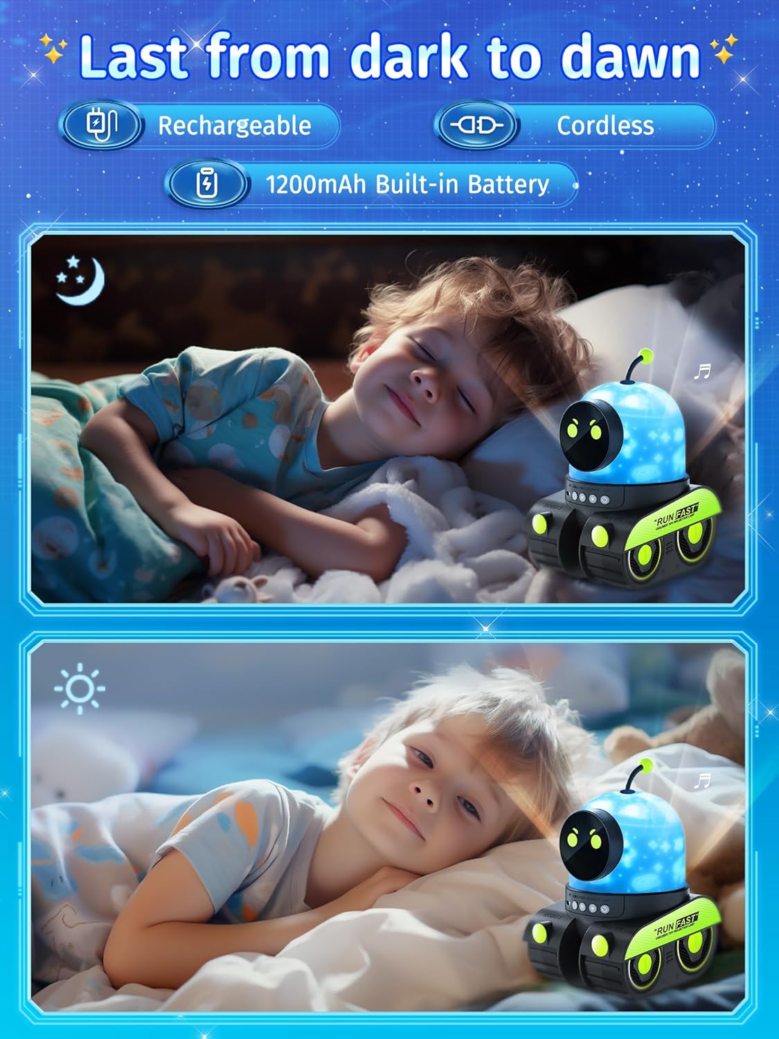Starry Night Projector for Kids
