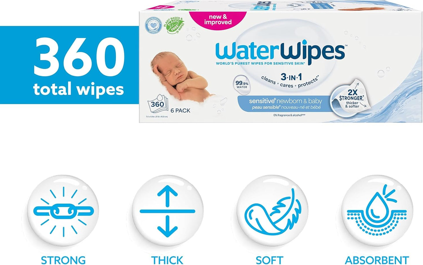PureBaby Gentle Wipes