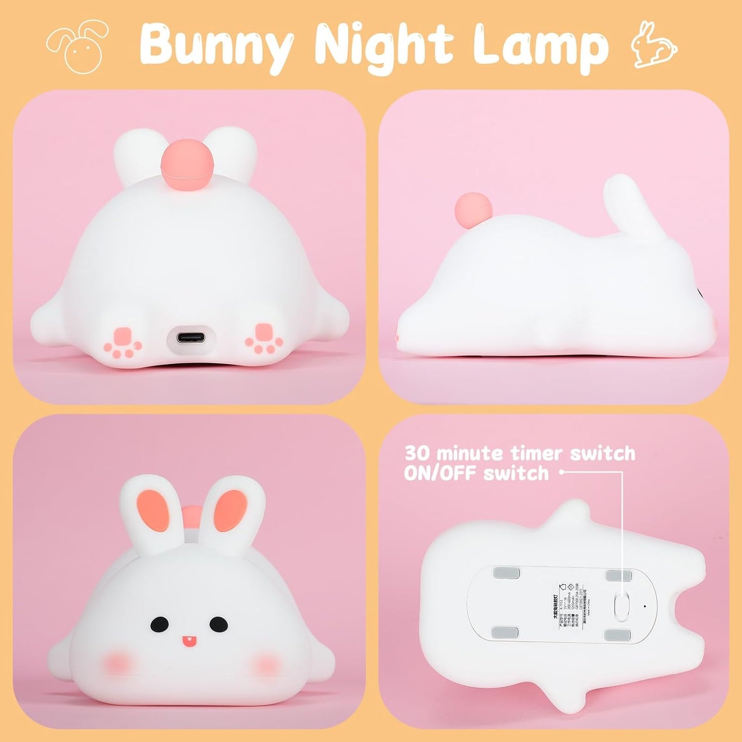 Cuddly Bunny Night Light
