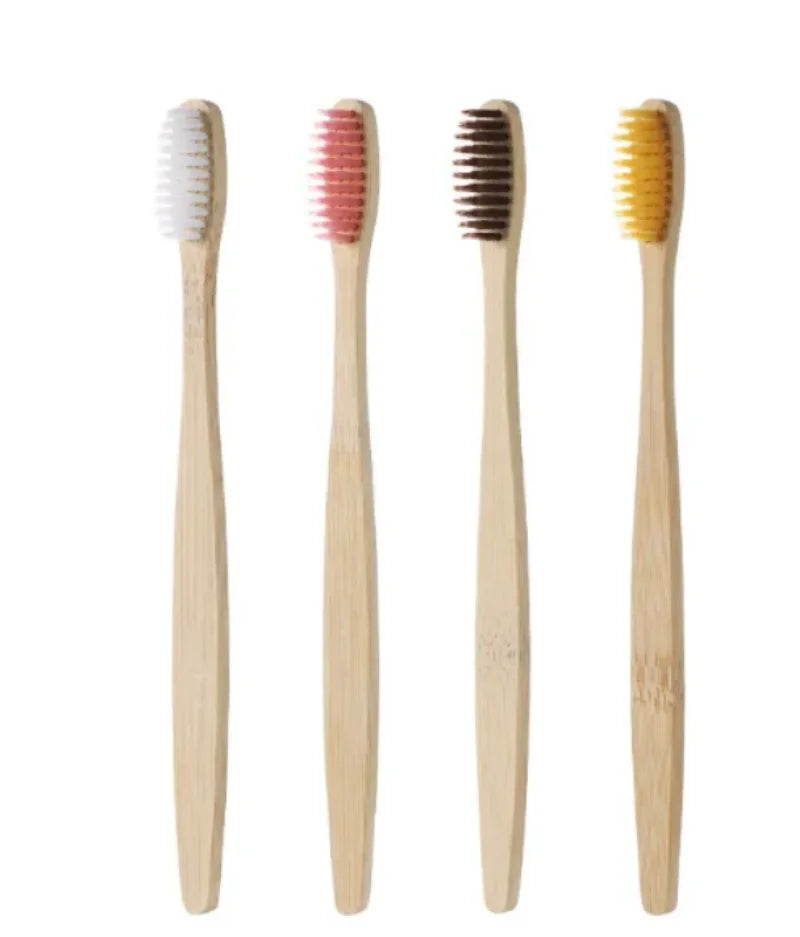Eco-Friendly Bamboo Toothbrush Set of 10