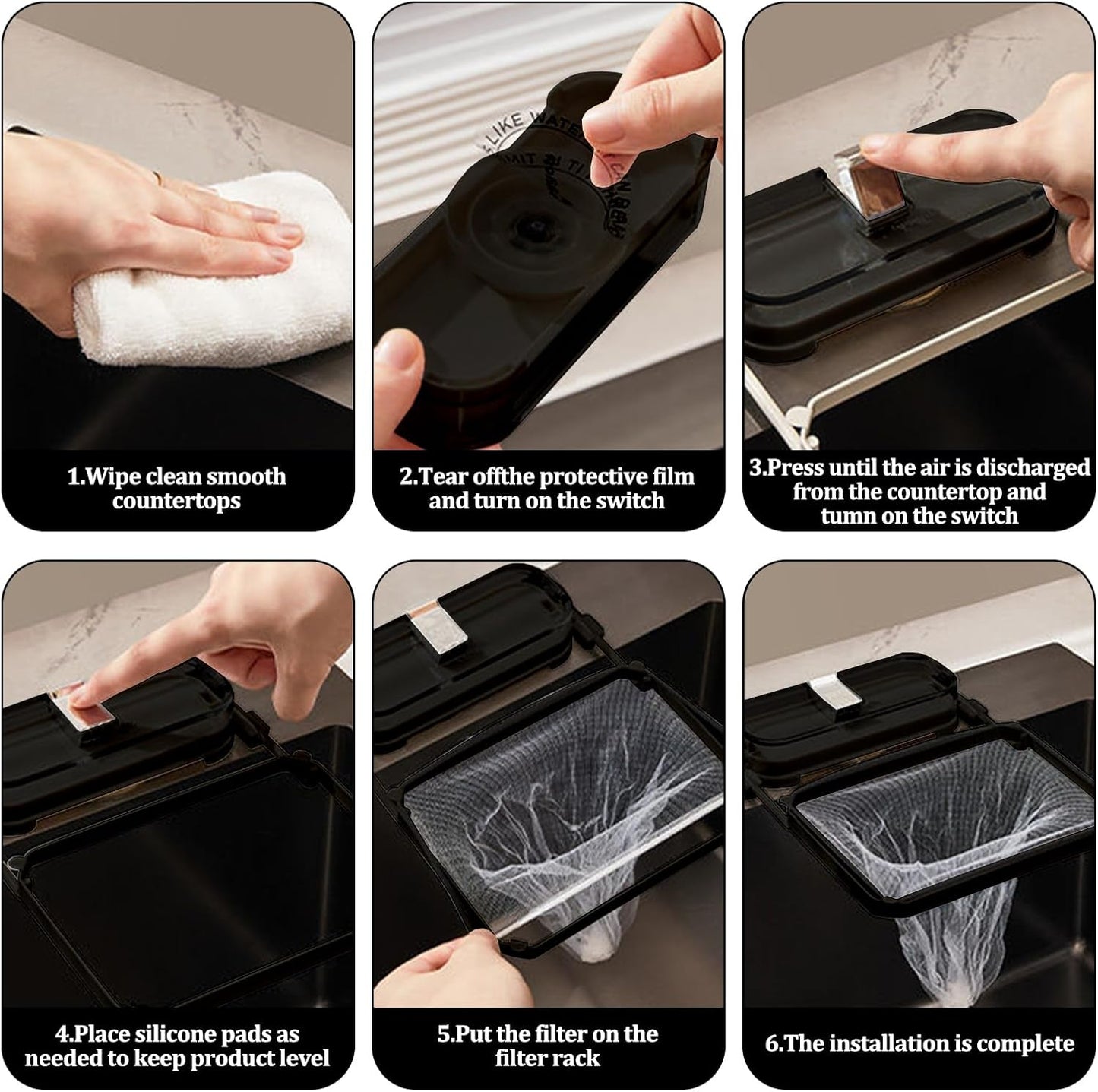 Magic Sink Strainer with 50 Filter Bags