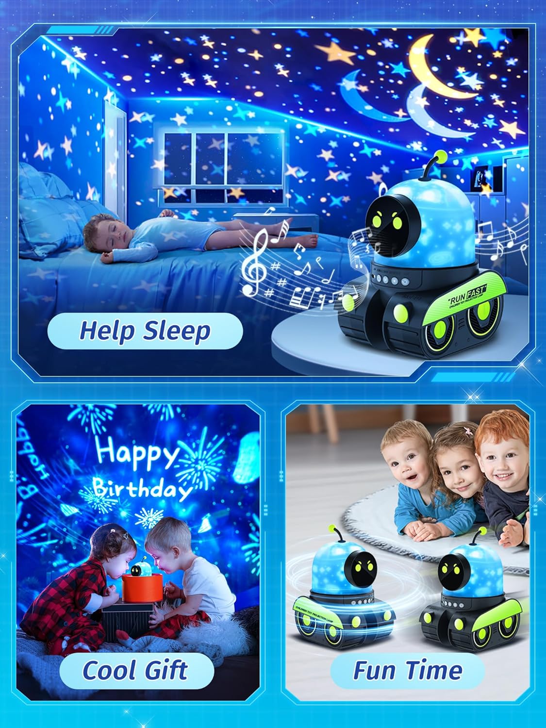 Starry Night Projector for Kids
