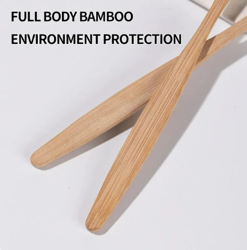 Eco-Friendly Bamboo Toothbrush Set of 10